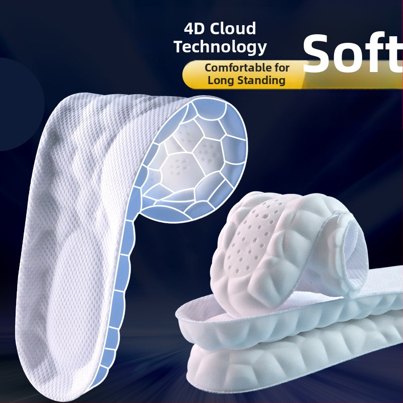 Mugwort sportos dezodoráló talpbetét – Felhő talp, puha, rugalmas ütéscsillapító, modell YD-01, anyag: szivacs, uniszex a sportcipőkhöz, bőrt és hétköznapi cipőkhöz