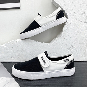 Unisex platnene tenisice s Velcro trakom, slip-on, niski profil, vulkanizirana gumena potplata