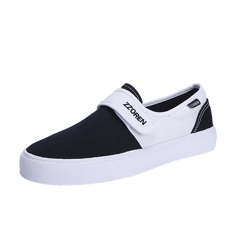Unisex platnene tenisice s Velcro trakom, slip-on, niski profil, vulkanizirana gumena potplata