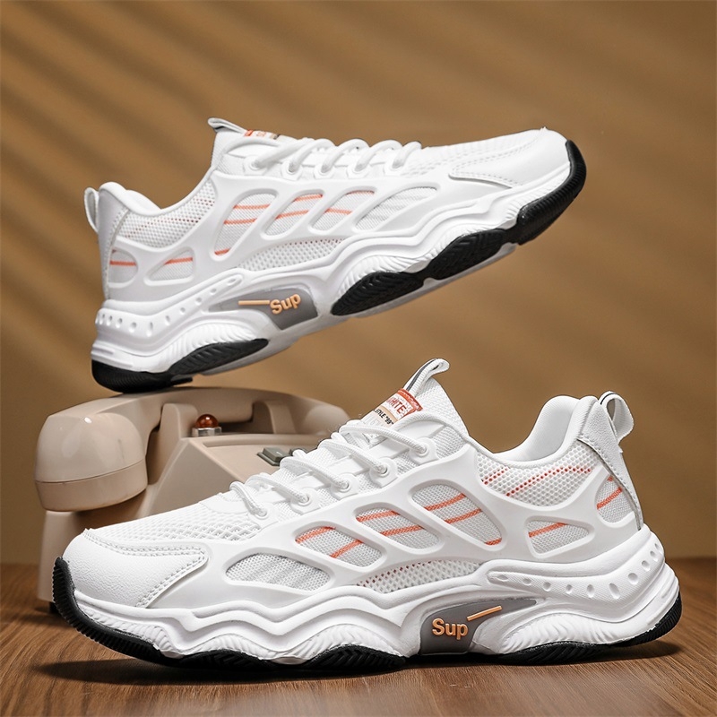 Férfi sportcipő, lélegző műbőr felsőrész, talp TPR, fűzőzárás, alacsony profil, kör alakú orr (Légáteresztő; Felsőrész: műbőr; Sól: TPR; Zárás: fűző; Orr: kör)