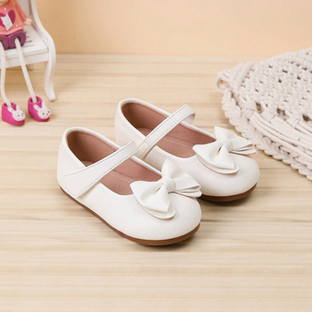 Lányoknak minden évszakos lapos cipő Velcro záródással, PU felsőrész, bőr belső, gumírozott talp, egyetemi stílus