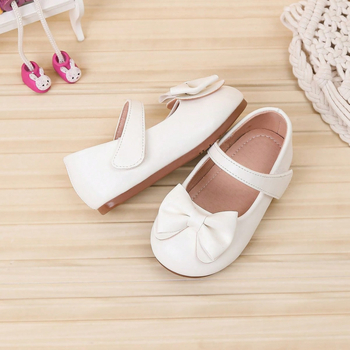 Lányoknak minden évszakos lapos cipő Velcro záródással, PU felsőrész, bőr belső, gumírozott talp, egyetemi stílus