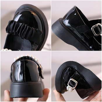 Cipele za djevojčice – princes stil, niski gornji dio, Velcro zatvarač, gumeni potplat, PU ulošak, kožna podstava