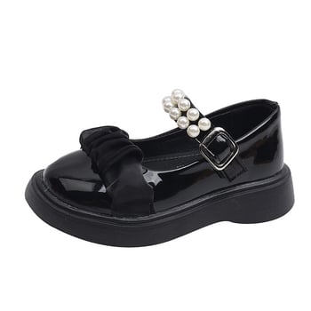 Cipele za djevojčice – princes stil, niski gornji dio, Velcro zatvarač, gumeni potplat, PU ulošak, kožna podstava