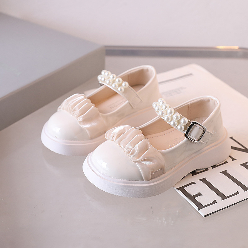 Cipele za djevojčice – princes stil, niski gornji dio, Velcro zatvarač, gumeni potplat, PU ulošak, kožna podstava