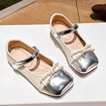 Lányoknak készült PU felső részű cipő Velcro-záródással, imitált bőrbélés, PU talpbetét, gumitalp