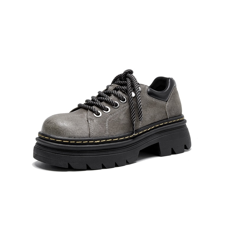 Platform loafers 2025 proljeće: JK sveučilišni stil, retro britski izgled, gornji dio od pigskin, đon TPR, debeo pet 6-8 cm