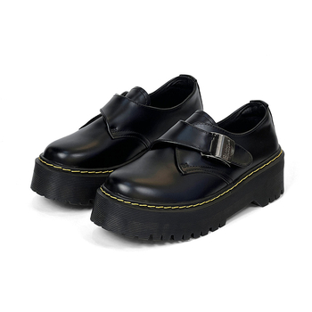 Dámske Oxford loafers - vrch z umelého plyšu, nízky mačací podpätok (<3 cm), podrážka z prírodnej gumy, vložka z umelého chlpovitého materiálu
