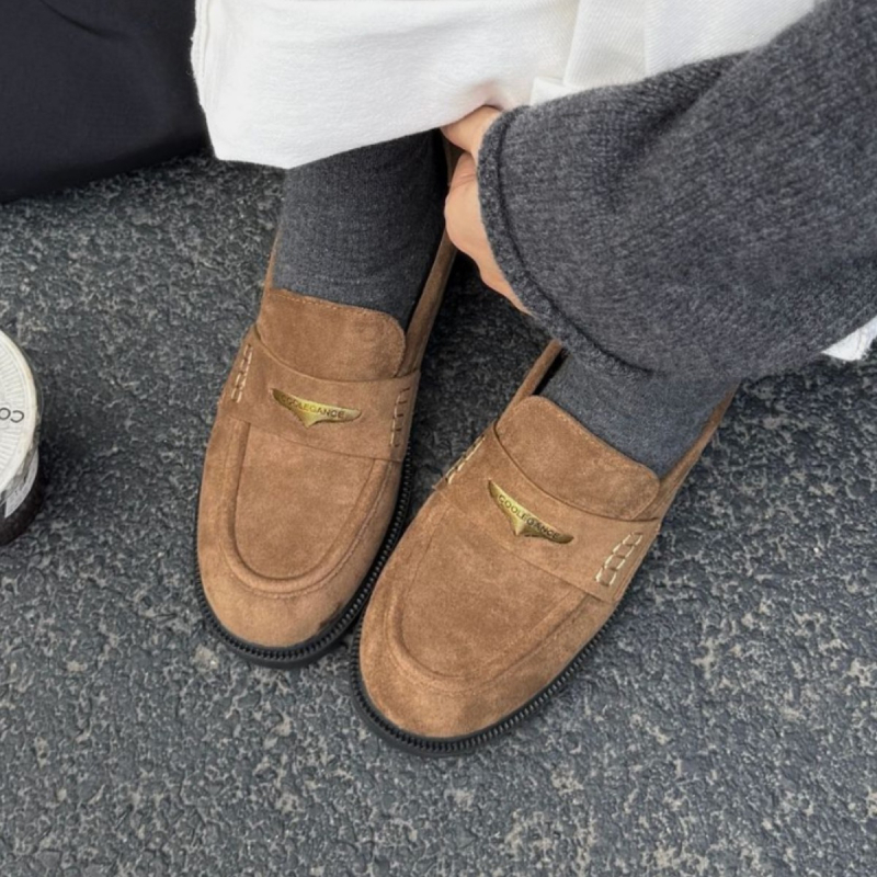 Ženske slip-on mokasine, okrugla špička, PU đon, gornji dio i podstava od super vlakana, niski potplat