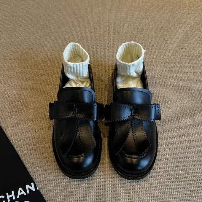 Mary Jane cipele s okruglim vrhom, PU gornji dio, kopča na kopču, srednje visoki pet 3–5 cm