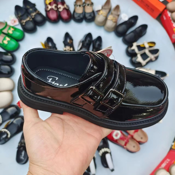 Detské loafery z mikrovláknovej kože, britský štýl, pre dievčatá 7–16 rokov, vhodné na jar a jeseň