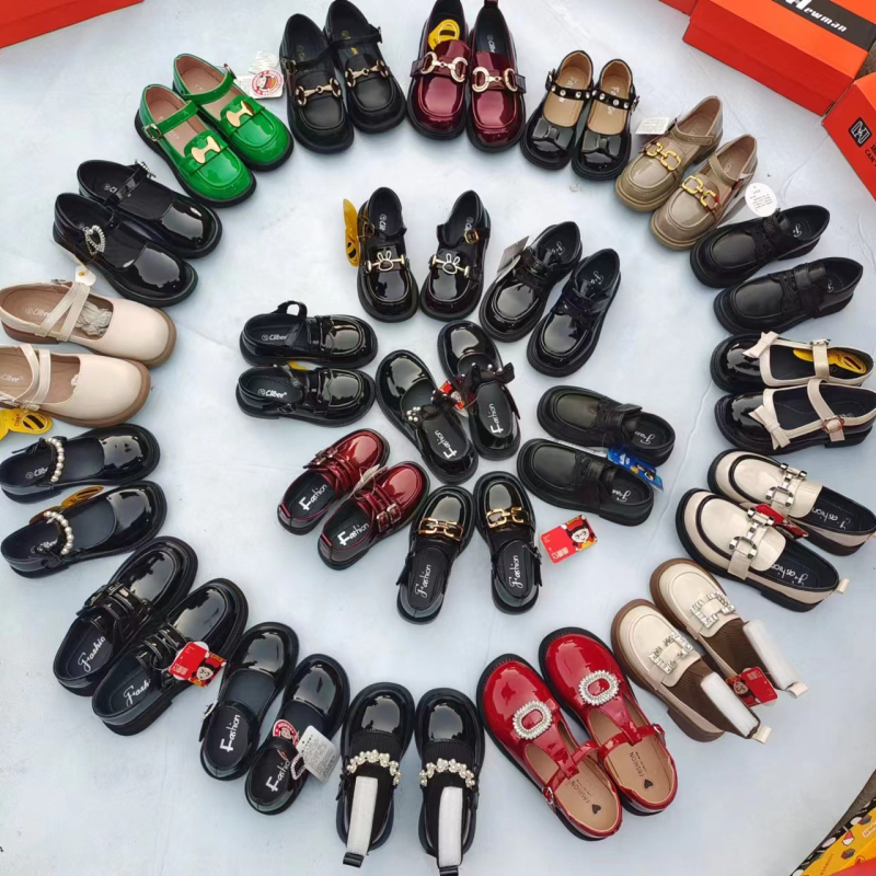 Detské loafery z mikrovláknovej kože, britský štýl, pre dievčatá 7–16 rokov, vhodné na jar a jeseň