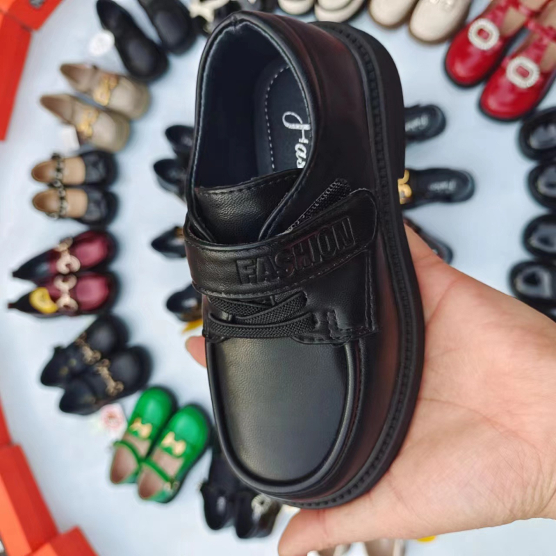 Detské loafery z mikrovláknovej kože, britský štýl, pre dievčatá 7–16 rokov, vhodné na jar a jeseň