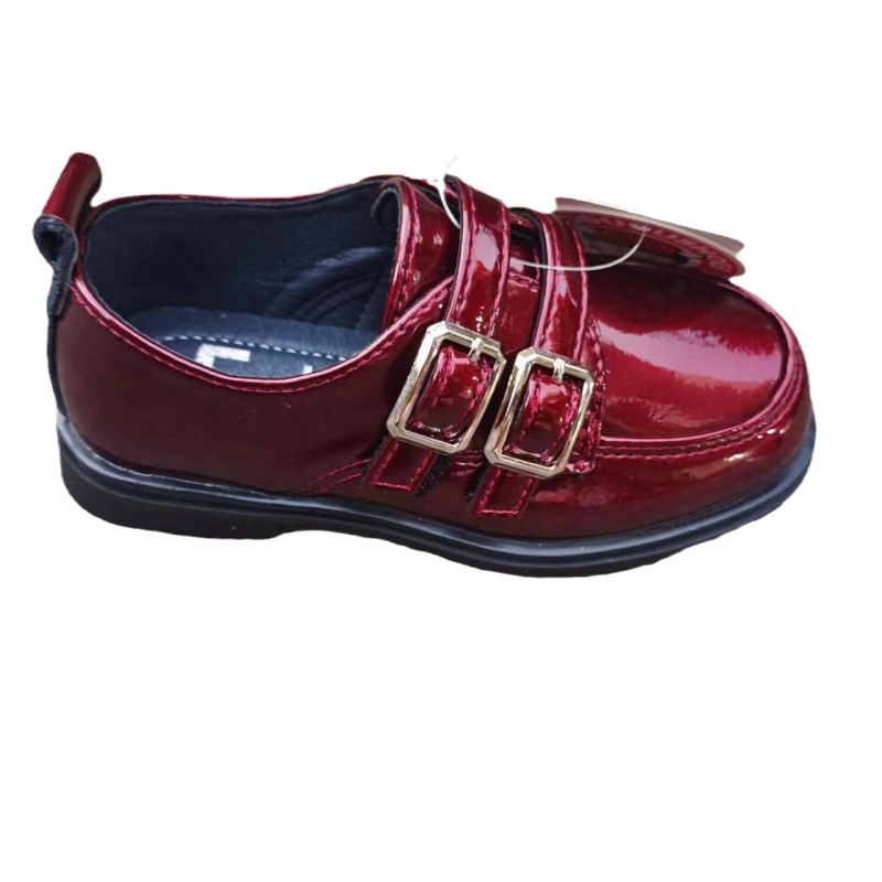 Detské loafery z mikrovláknovej kože, britský štýl, pre dievčatá 7–16 rokov, vhodné na jar a jeseň