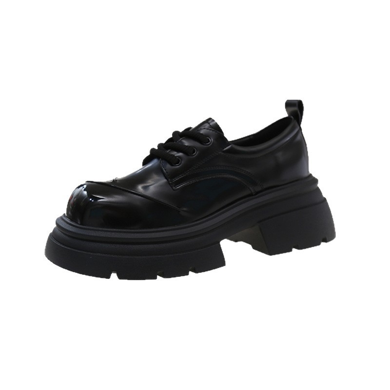 Ženske loafers u korejskom stilu, kvadratni vrh, gornji materijal: Super Fiber, uložak PU, visina potpetice 3-5 cm