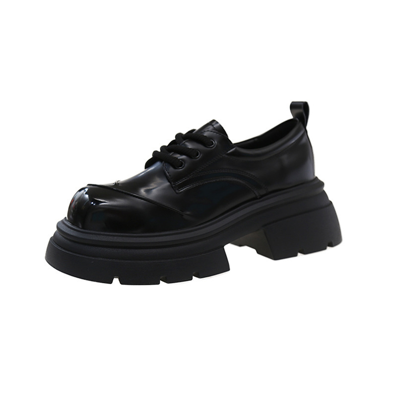 Ženske loafers u korejskom stilu, kvadratni vrh, gornji materijal: Super Fiber, uložak PU, visina potpetice 3-5 cm