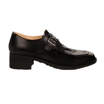Ženske kožne loafers u rimsko stilu, srednji pet 3-5 cm, gumeni potplat, podstava od ovčje kože