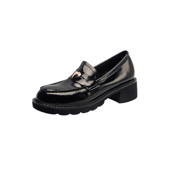 Loafers – okrugli nos, niski vrh, vamp od dvostruke kože, debeli pet, proljeće jesen