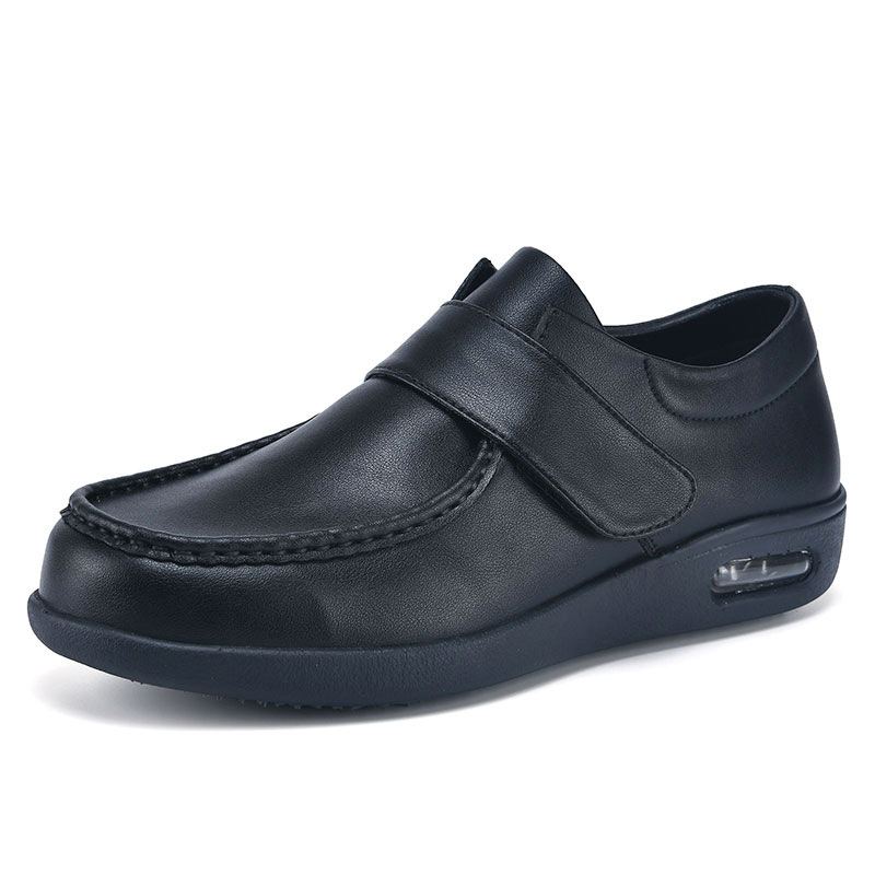 Unisex kožne tenisice s Velcro zatvaračem, gornji dio od drugog sloja goveđe kože, MD đon, zaobljeni vrh, niski potpetica 1–3 cm