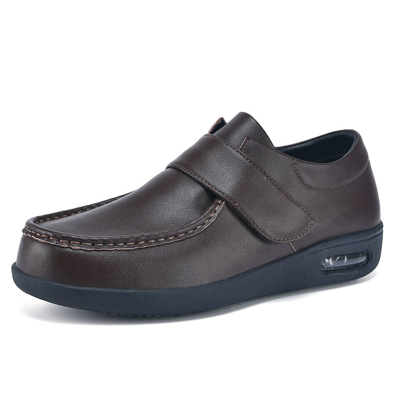 Unisex kožne tenisice s Velcro zatvaračem, gornji dio od drugog sloja goveđe kože, MD đon, zaobljeni vrh, niski potpetica 1–3 cm