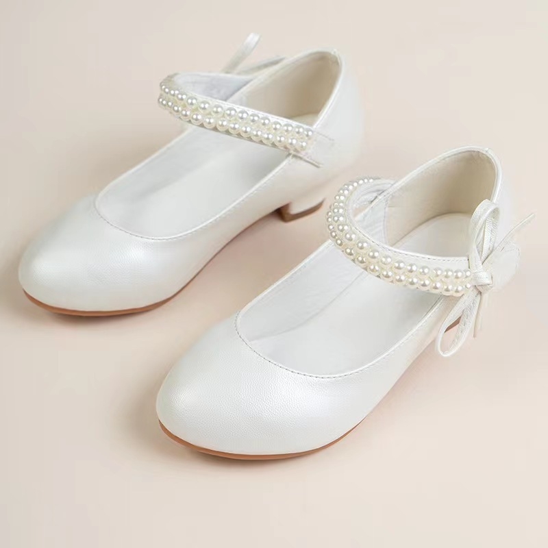 Mergaitėms skirti batai iš mikropluošto odos, princesės stiliaus, žemas išpjovos bateliai, 7–16 metų amžiams, visus sezonus