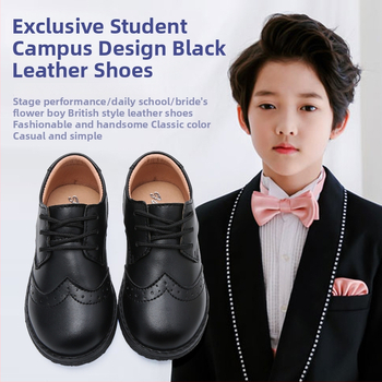 Vaikiški Brock bateliai – viršus mikropluoštas, vidinė PU, įdėklas PU, padas TPR, koledžo stilius, priekyje dirželis