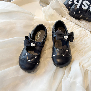 Bateliai mergaitėms – Korejos stiliaus, PU viršus, Velcro užsegimas, PU įdėklas, guminė padas