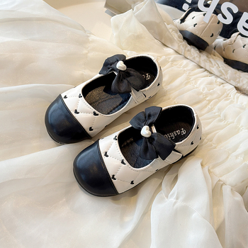 Bateliai mergaitėms – Korejos stiliaus, PU viršus, Velcro užsegimas, PU įdėklas, guminė padas