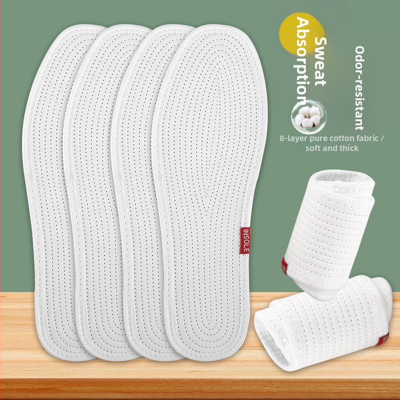 Tīras kokvilnas zolītes, 8 slāņu rokām darinātas, pilna zolīte, modeļa qcb, piemērotas skriešanas, ādas, ikdienas, auduma un darba kurpēm, uzsūc sviedrus un elpo