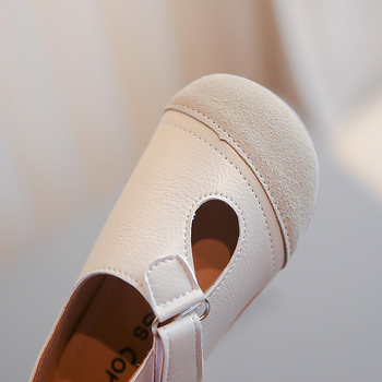 Mergaitėms princesės stiliaus PU bateliai, Velcro užsegimas, kvėpuojanti PU vidinė medžiaga, PU vidpadis, neslystantis padas