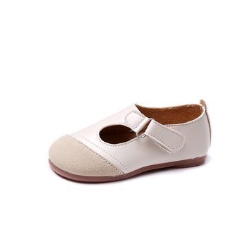 Mergaitėms princesės stiliaus PU bateliai, Velcro užsegimas, kvėpuojanti PU vidinė medžiaga, PU vidpadis, neslystantis padas