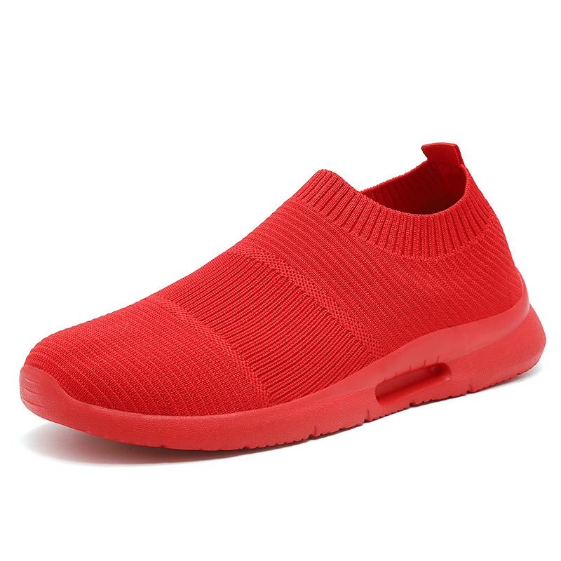Prozračne mrežaste tenisice tip čarape, zaobljeni vrh, gumeni potplat, ravna peta, plitka otvor, minimalistički sportsko-casual stil