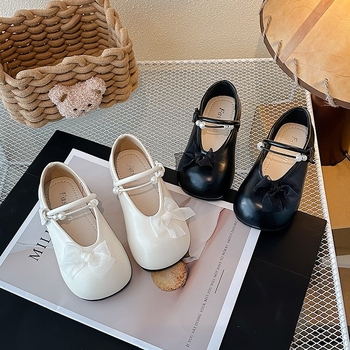 Dječje PU kožne cipele, niski gornji dio, kopčanje na Velcro, protivklizna gumena potplat, korejski stil, za djecu 4–6 godina, proljeće i jesen