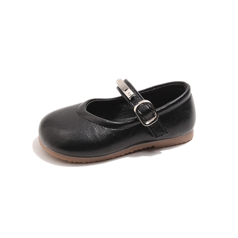 Cipele za djevojčice, korejskog stila, s Velcro zatvaranjem, PU gornji dio, gumena podloga, niski kroj, PU ulošak
