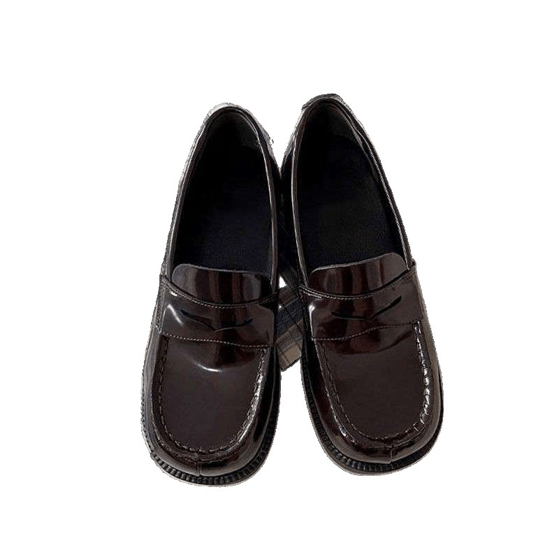 Mary Jane cipele, japanskog stila, Peep Toe, visina pete preko 8 cm, uzorak lubanje