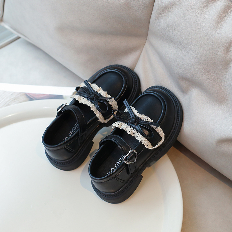 Dječje cipele – stil princeze, s Velcro zatvaračem, niski gornji dio, gumena potplat, uložak od umjetne kože