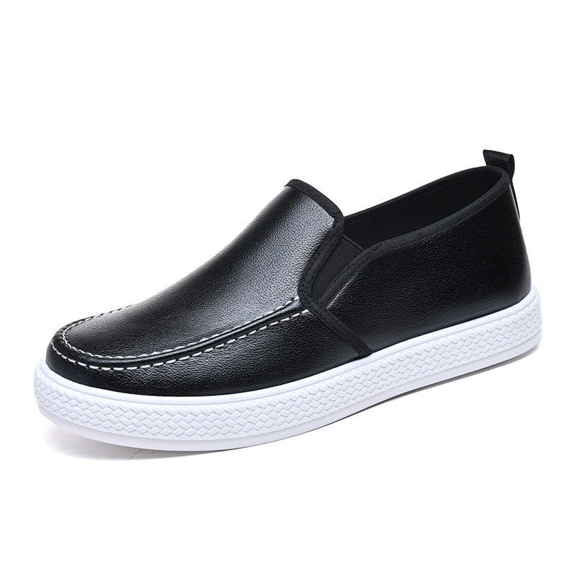 Muške tenisice za svakodnevno nošenje, slip-on, umjetna koža, okrugli nos, gumeni potplat
