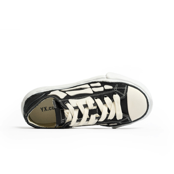 Adidași din canvas cu talpă groasă, unisex, low-top, închidere cu bandă elastică, respirabili pentru purtare zilnică (Partea superioară: canvas; Talpa: cauciuc; Înălțimea călcâiului: 1–3 cm; Înălțimea de sus: low-top)