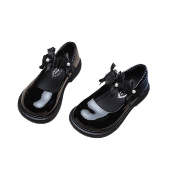 Meitenēm ādas kurpes ar Velcro aizdari, kristāla dekors, zems augšējais stils, gumijas zole, PU iekšējais