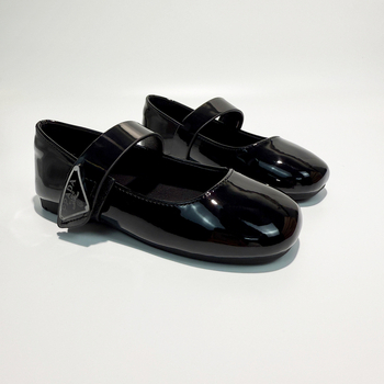 HEEMAKES Meitenēm kurpes ar mīkstu zoli – Velcro aizdare, gumijas zole, PU iekšējā odere, lakota virsma, elpojošas, pretkilšanas