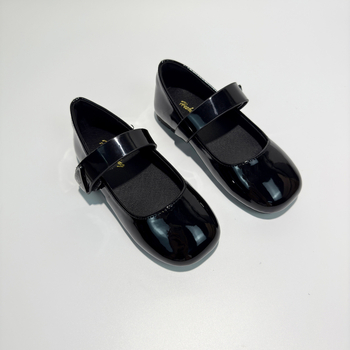 HEEMAKES Meitenēm kurpes ar mīkstu zoli – Velcro aizdare, gumijas zole, PU iekšējā odere, lakota virsma, elpojošas, pretkilšanas