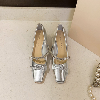 Pantofi Mary Jane pentru femei, cu vârf pătrat, partea superioară din microfibră, talpă PU, toc gros, înălțime toc 6–8 cm