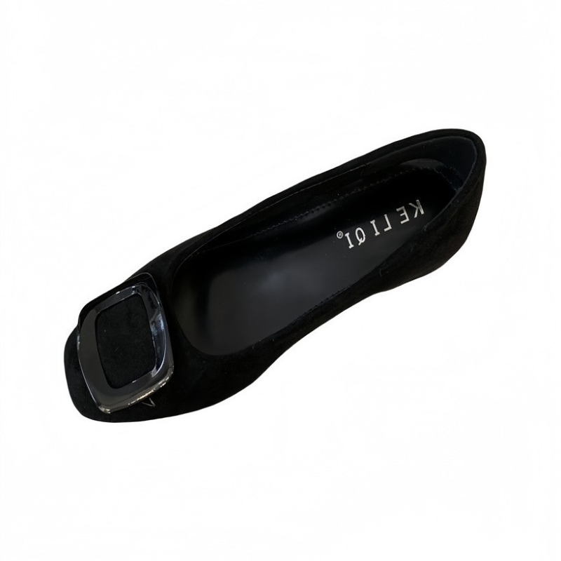 Παπούτσια Mary Jane — Στρογγυλή μύτη, Άνω μέρος συνθετικό δέρμα, Ύψος τακουνιού 3-6 εκ, Πέλμα από γνήσιο μαλλί προβάτου