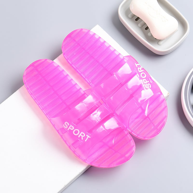 Unisex papuče za unutarnju upotrebu u kupaonici, s kristalnim otvorima, PVC