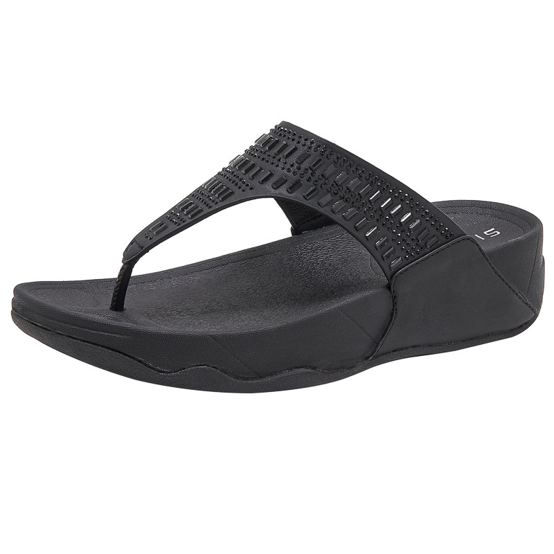 SIKETU ženske sandale s baršunastim vampom, MD đon, microfiber podstava, zaobljeni vrh, uzorak ribja kost