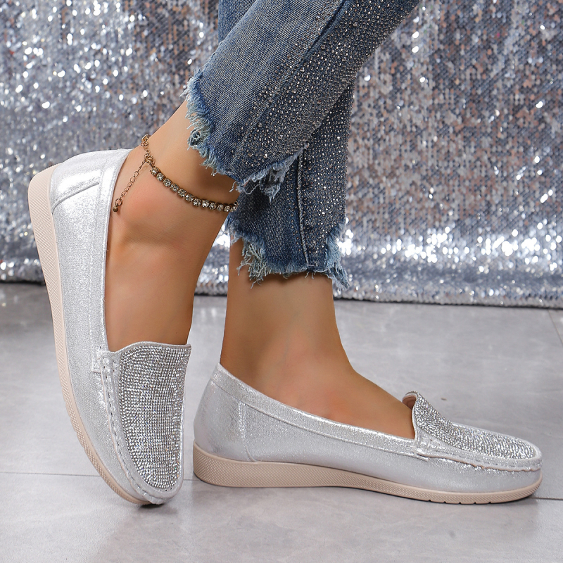 Ženske loaferice, PU gornji dio, okrugli vrh, niski profil, TPR đon 1-3 cm