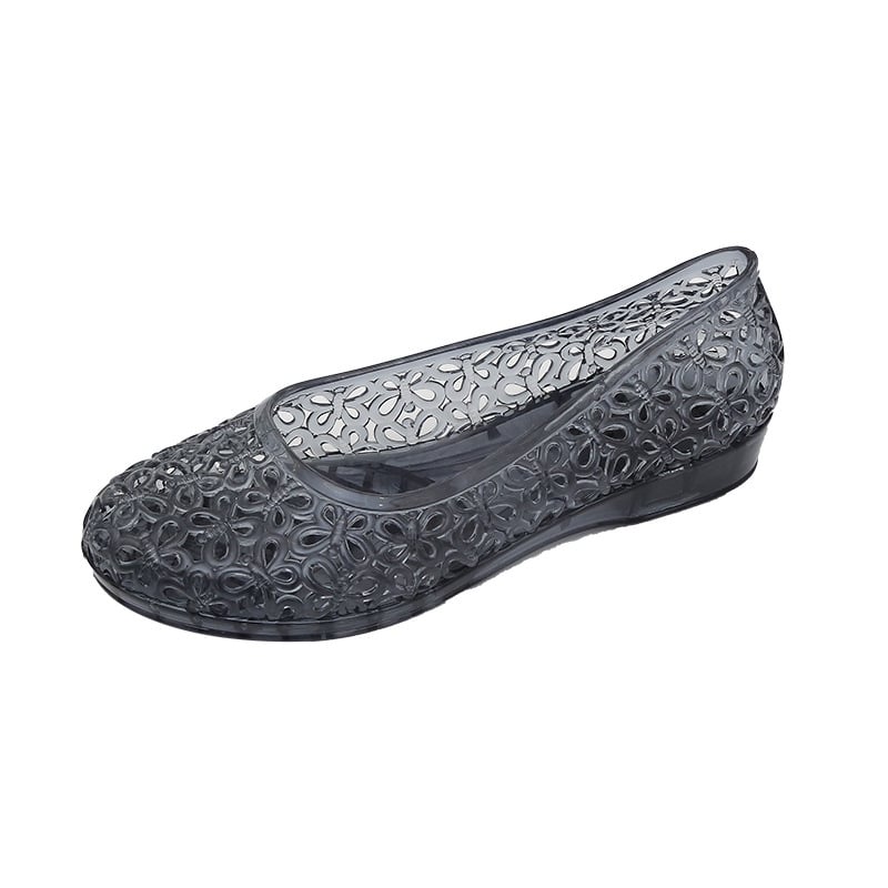 Ženske Crocs-stil sandale s PVC gornjim dijelom i PVC potplatom, prozračne i otporne na klizanje (PVC gornji dio; PVC potplat; prozračne; otporne na klizanje)