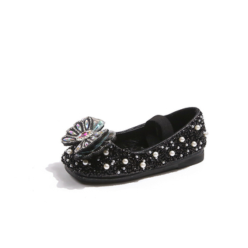 Mergaitei princesės batai – blizgi viršutinė dalis, PU vidus, PU įdėklas, gumos padas, elastinė juostelė