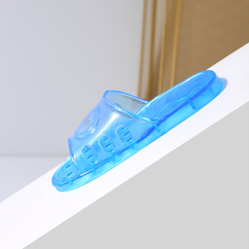 Unisex domáce papuče s PVC vrškom a PVC podrážkou, slip-on, vstrekovaná podrážka, uvoľnený štýl