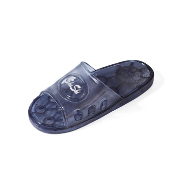 Unisex domáce papuče s PVC vrškom a PVC podrážkou, slip-on, vstrekovaná podrážka, uvoľnený štýl